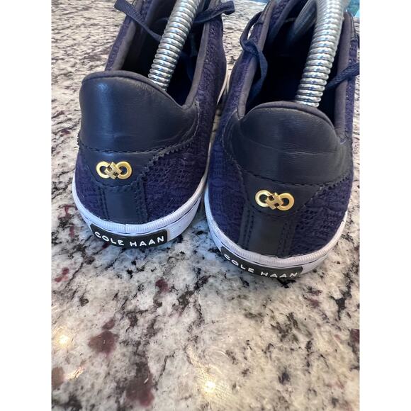 Cole Haan Margo women’s shoe size 10 embroidered blue low lace - Picture 5 of 13